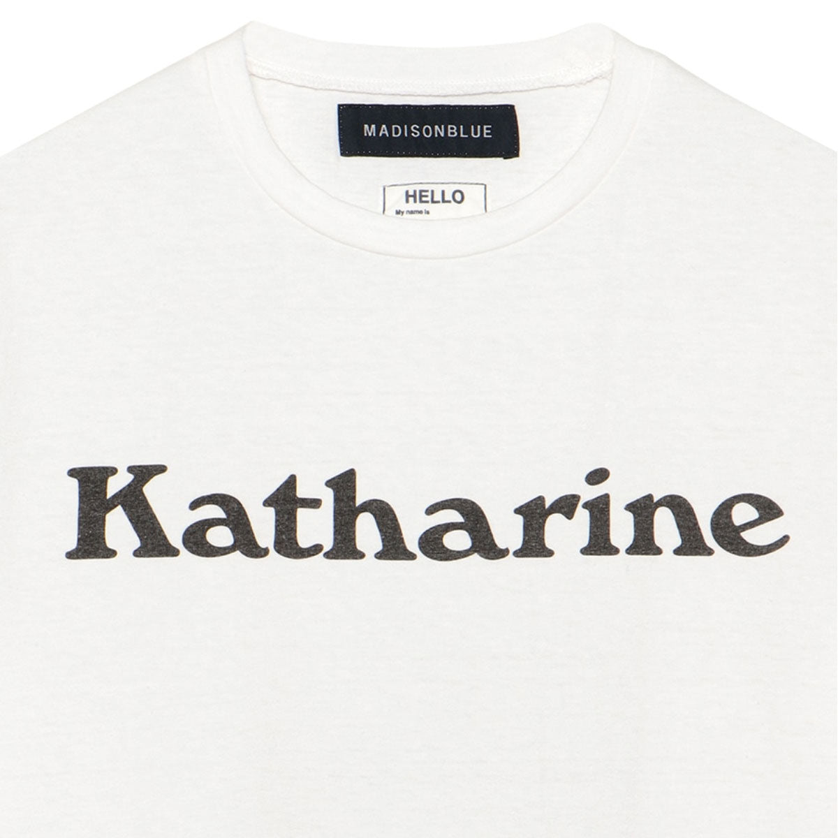 MADISONBLUE/CREW NECK TEE KATHARINE