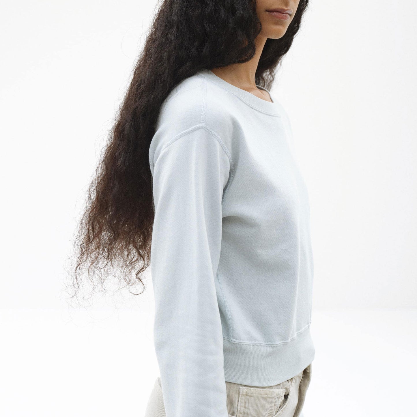 AURALEE/HIGH TWIST LIGHT SWEAT P/O