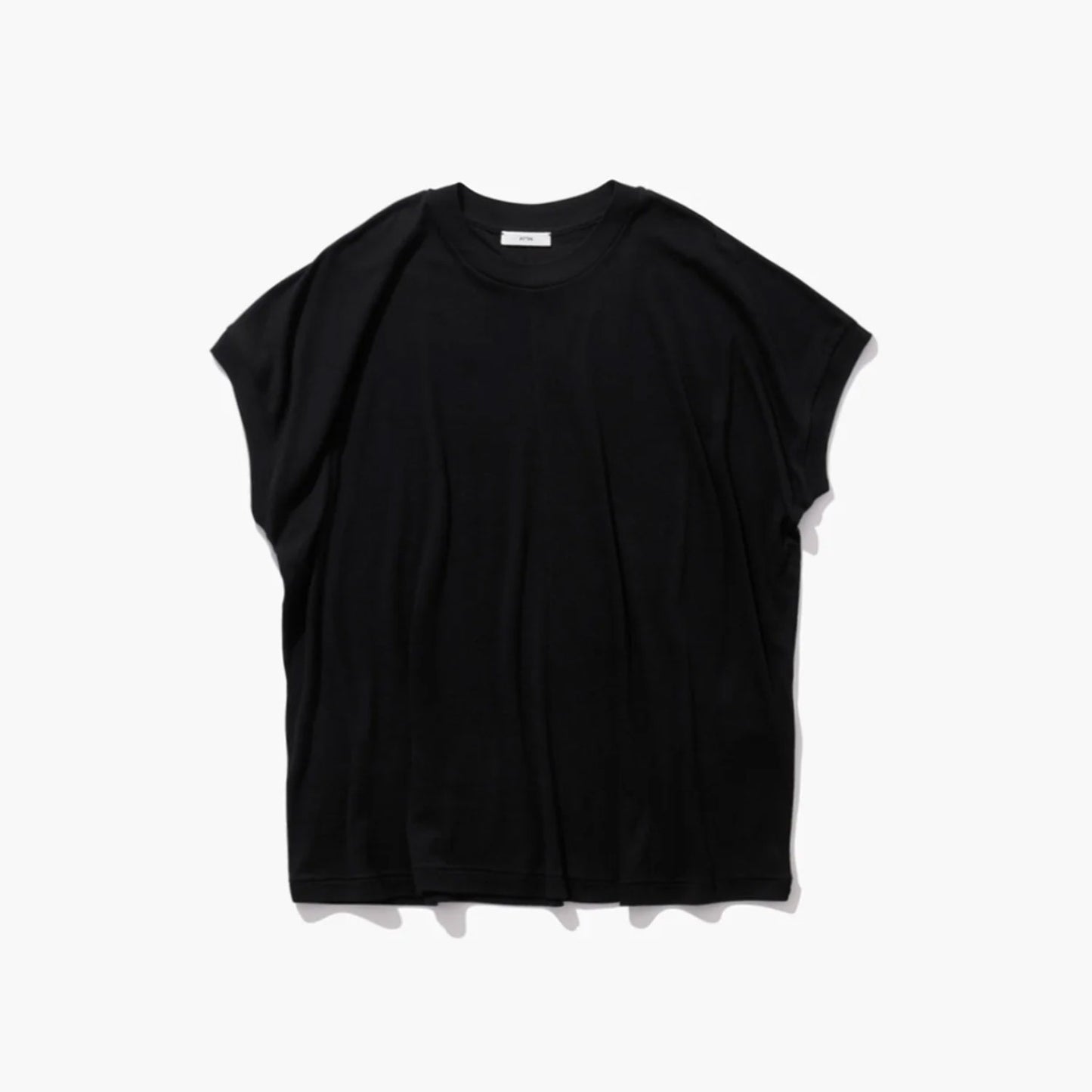 ATON|COTTON LINEN FRAISE OVERSIZED T-SHIRT