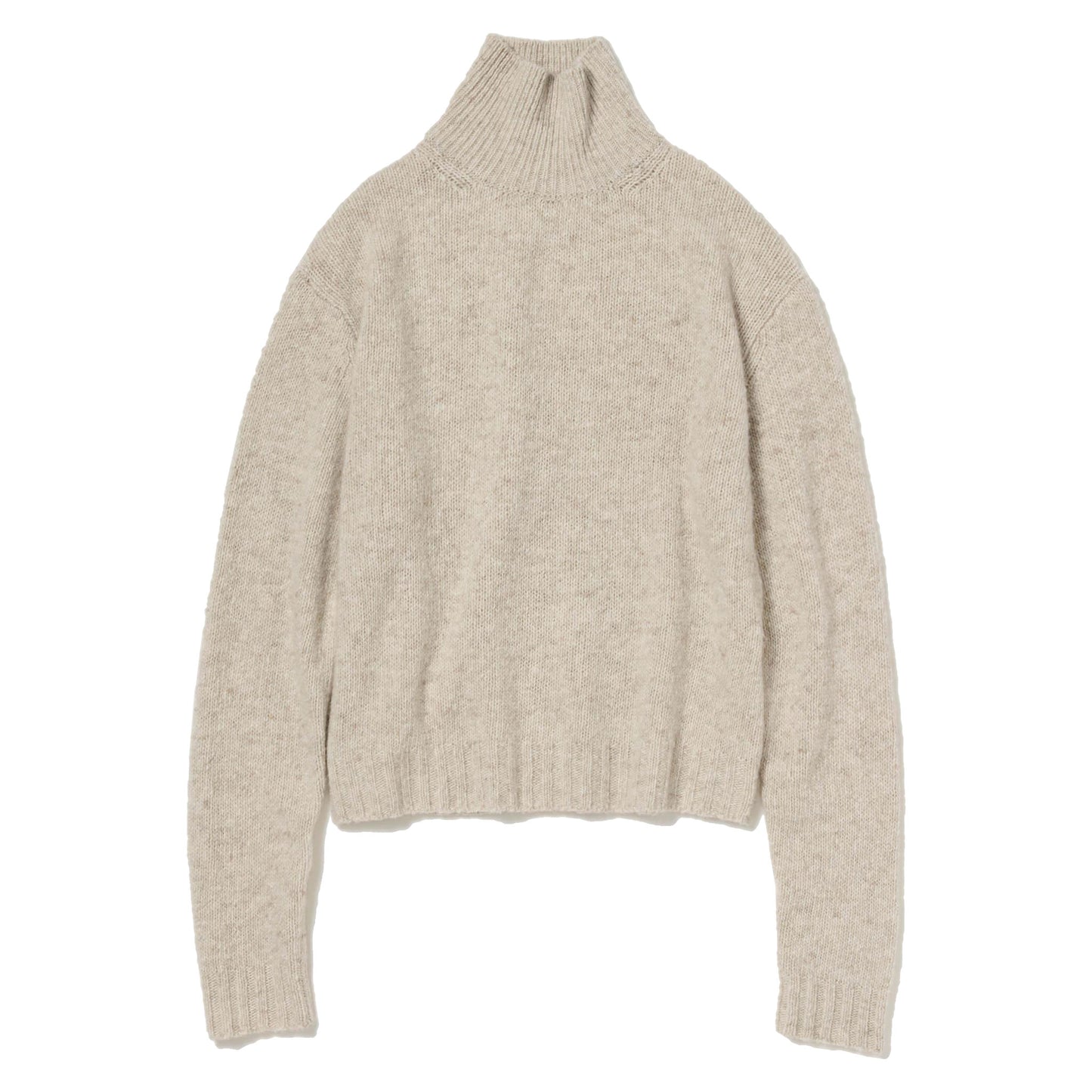 AURALEE/CASHMERE MELANGE KNIT TURTLE