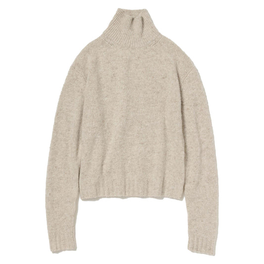 AURALEE/CASHMERE MELANGE KNIT TURTLE