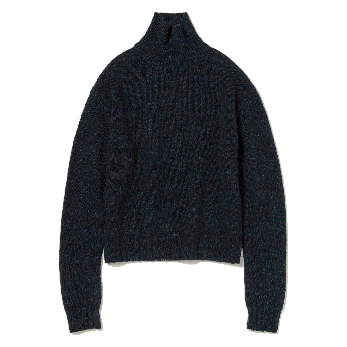 AURALEE/CASHMERE MELANGE KNIT TURTLE
