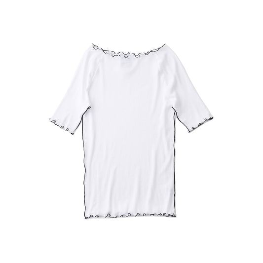 GOOD PEOPLE GOOD STITCHING GOOD PRODUCT/MELLOW EDGE HALF SLEEVE T