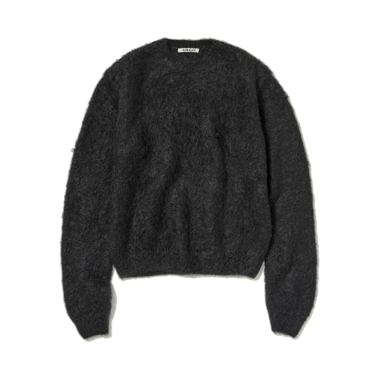 AURALEE/BRUSHED SUPER KID MOHAIR KNIT P/O