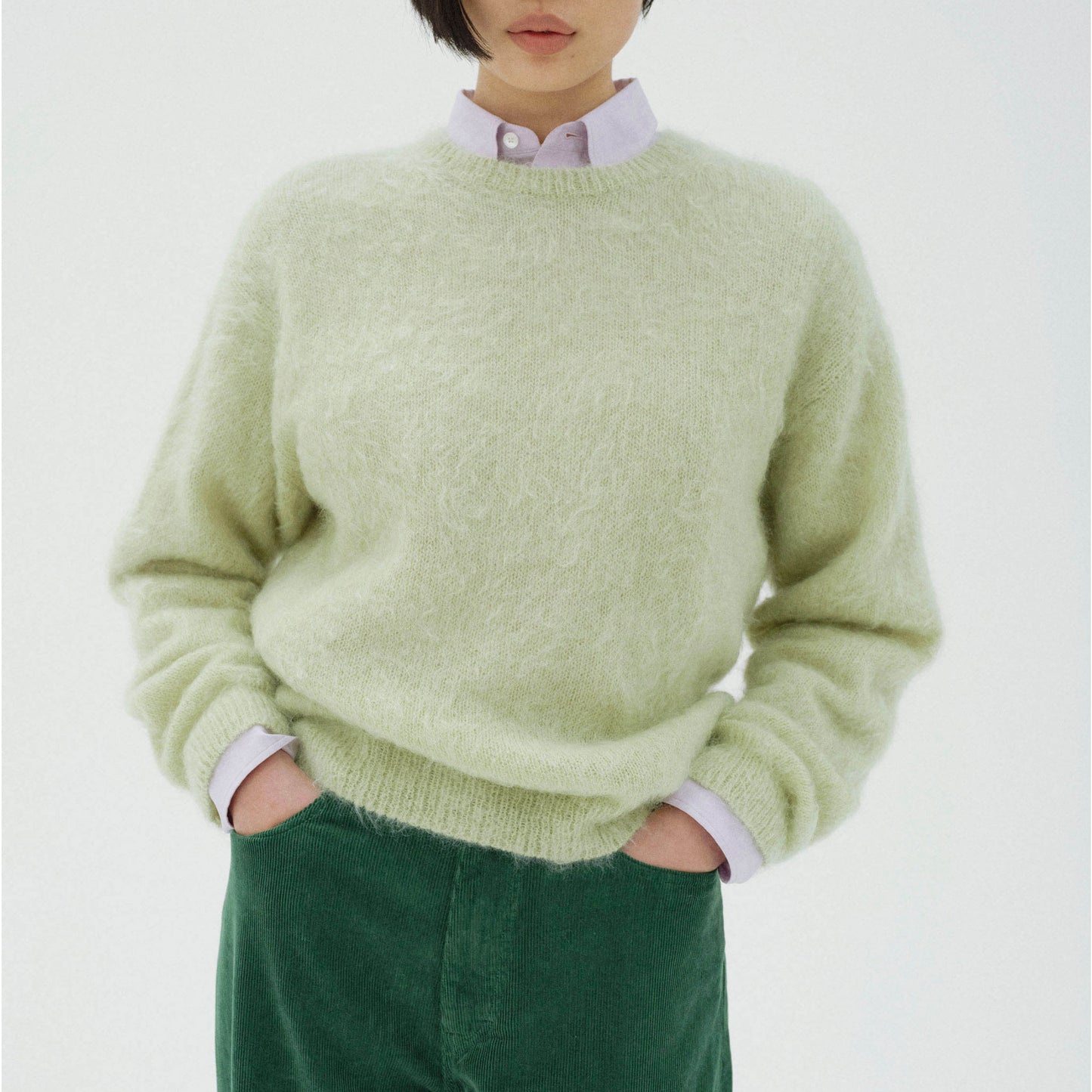 AURALEE/BRUSHED SUPER KID MOHAIR P/O