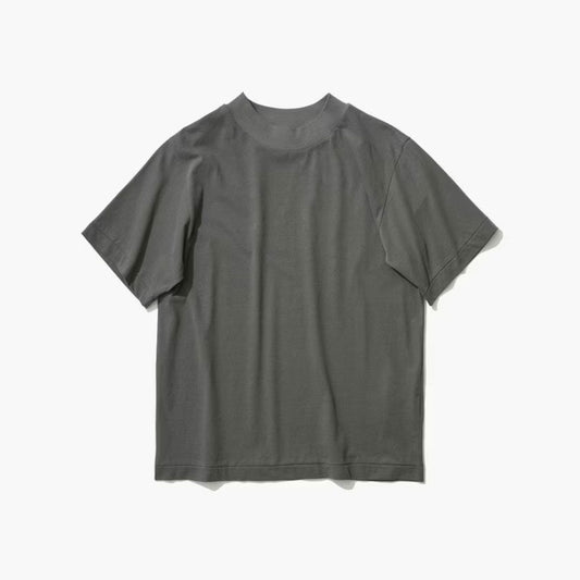 AITO|FRESCA NUBUCK MOCK NECK T-SHIRT