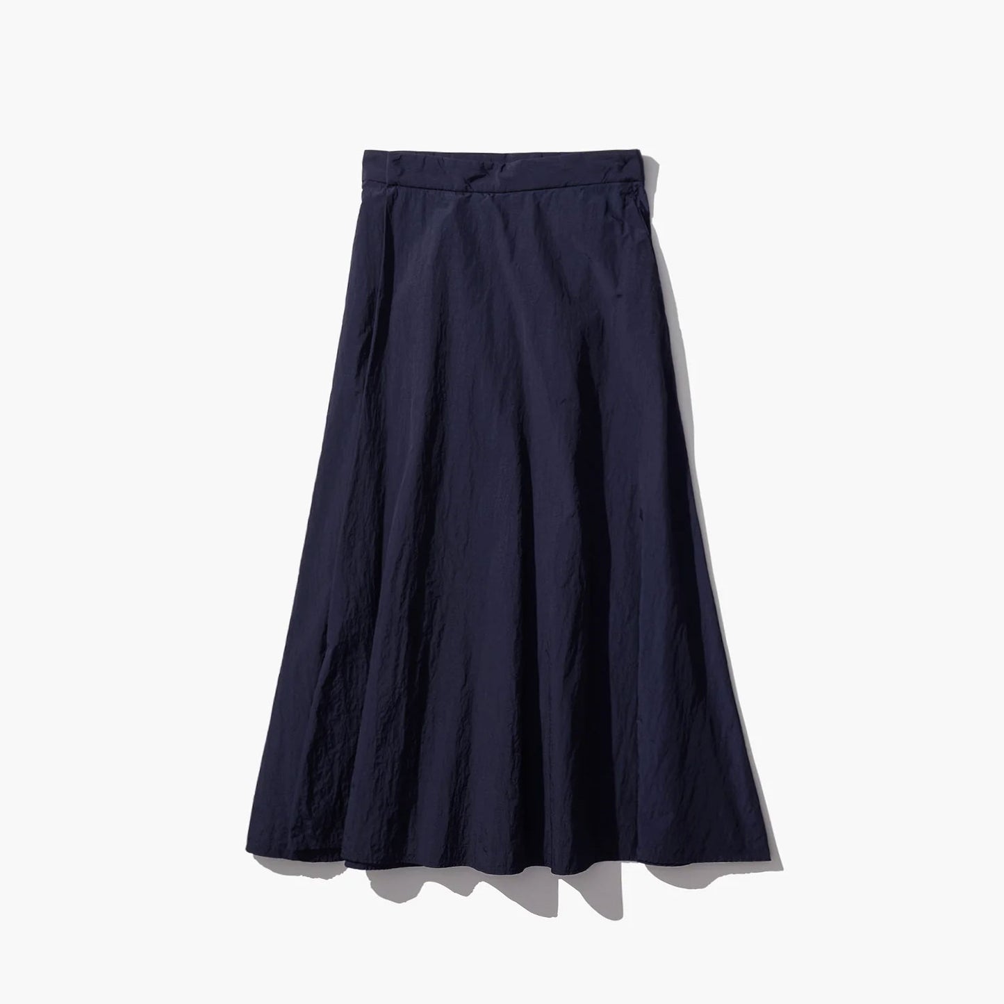 ATON|HAND DYED NYLON FLARED SKIRT