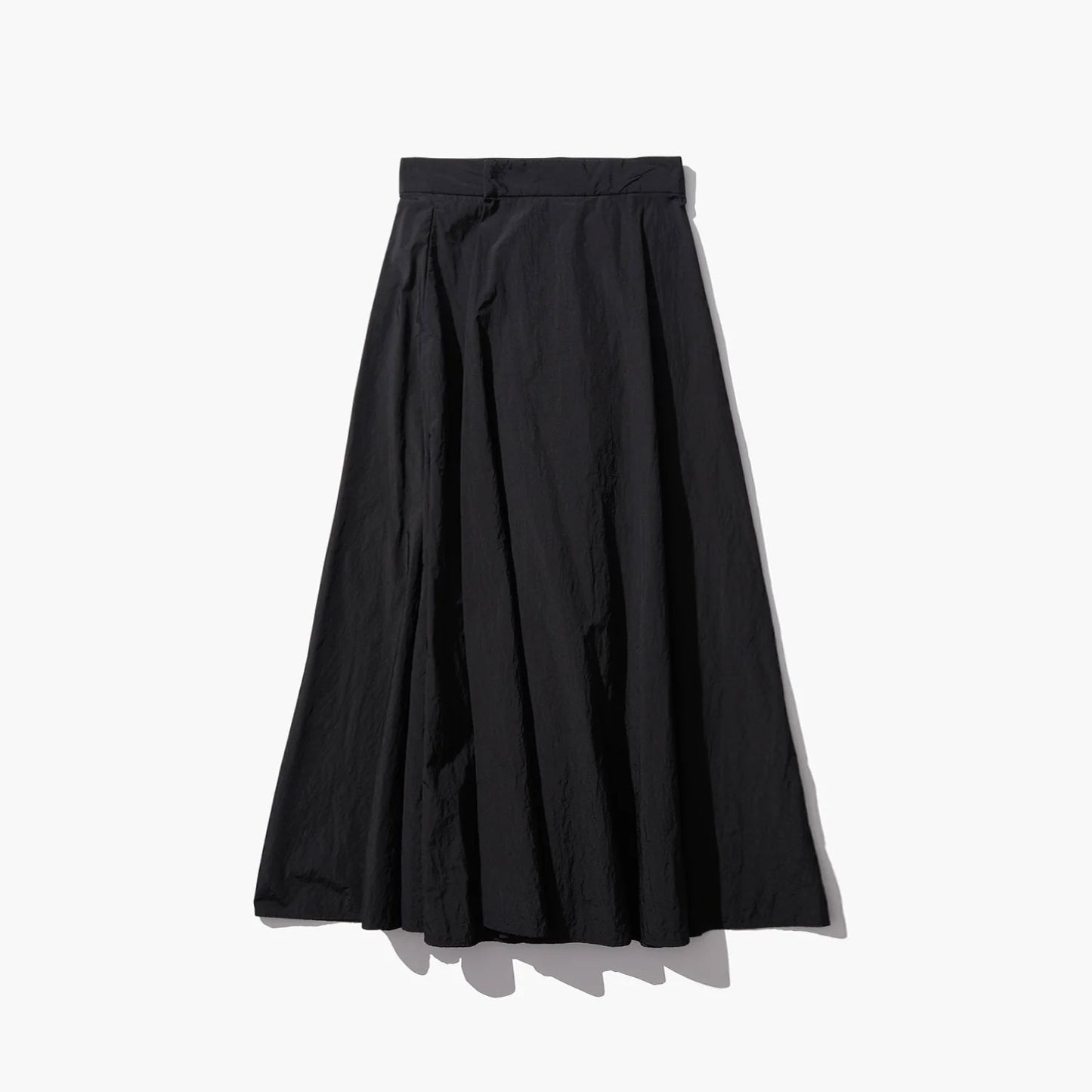 ATON|HAND DYED NYLON FLARED SKIRT