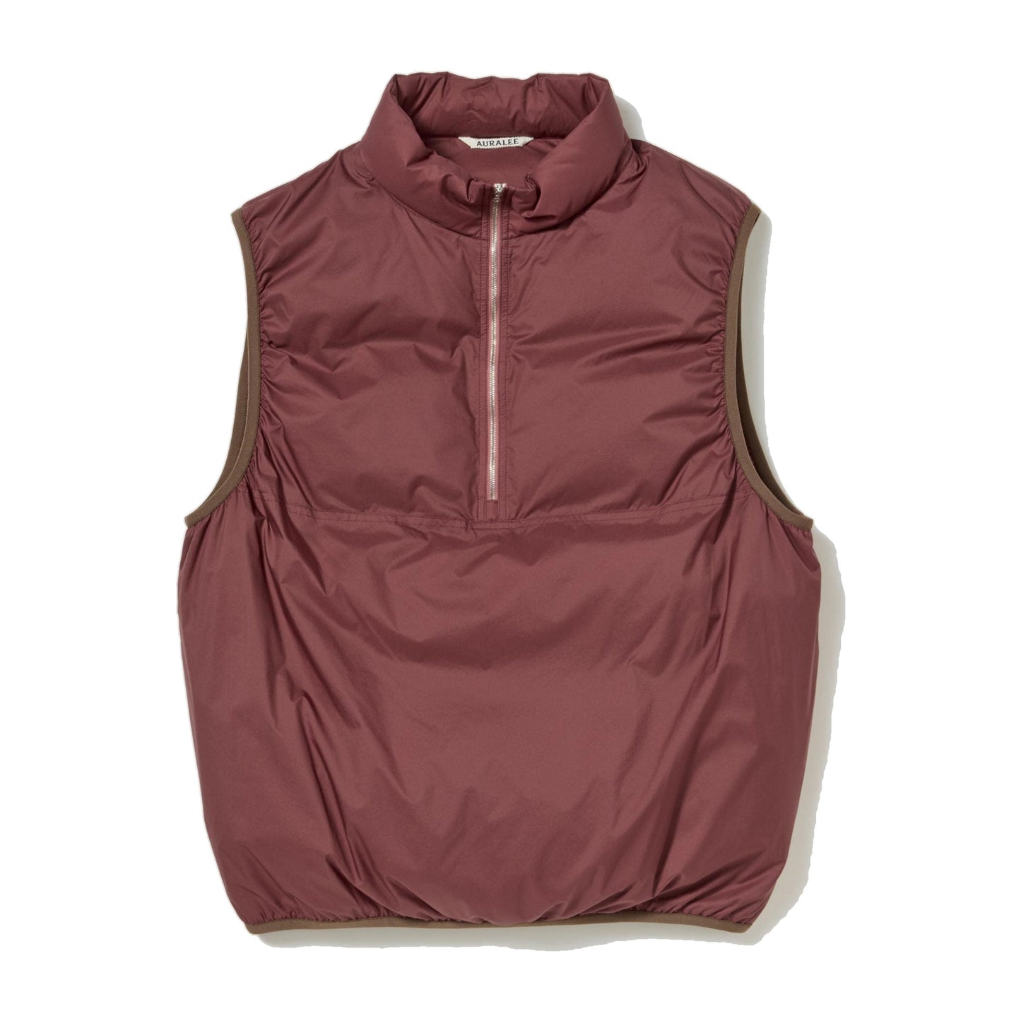 AURALEE/SUPER LIGHT NYLON RIPSTOP DOWN P/O VEST