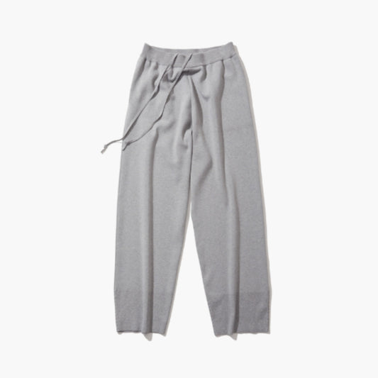 ATON|50/3 ORGANIC SMOOTH EASY TAPERED KNIT PANTS