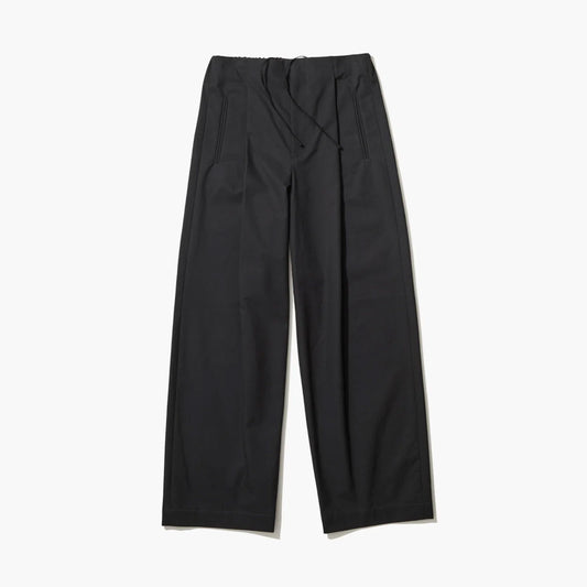 ATON|ORGANIC COTTON TWILL EASY PANTS