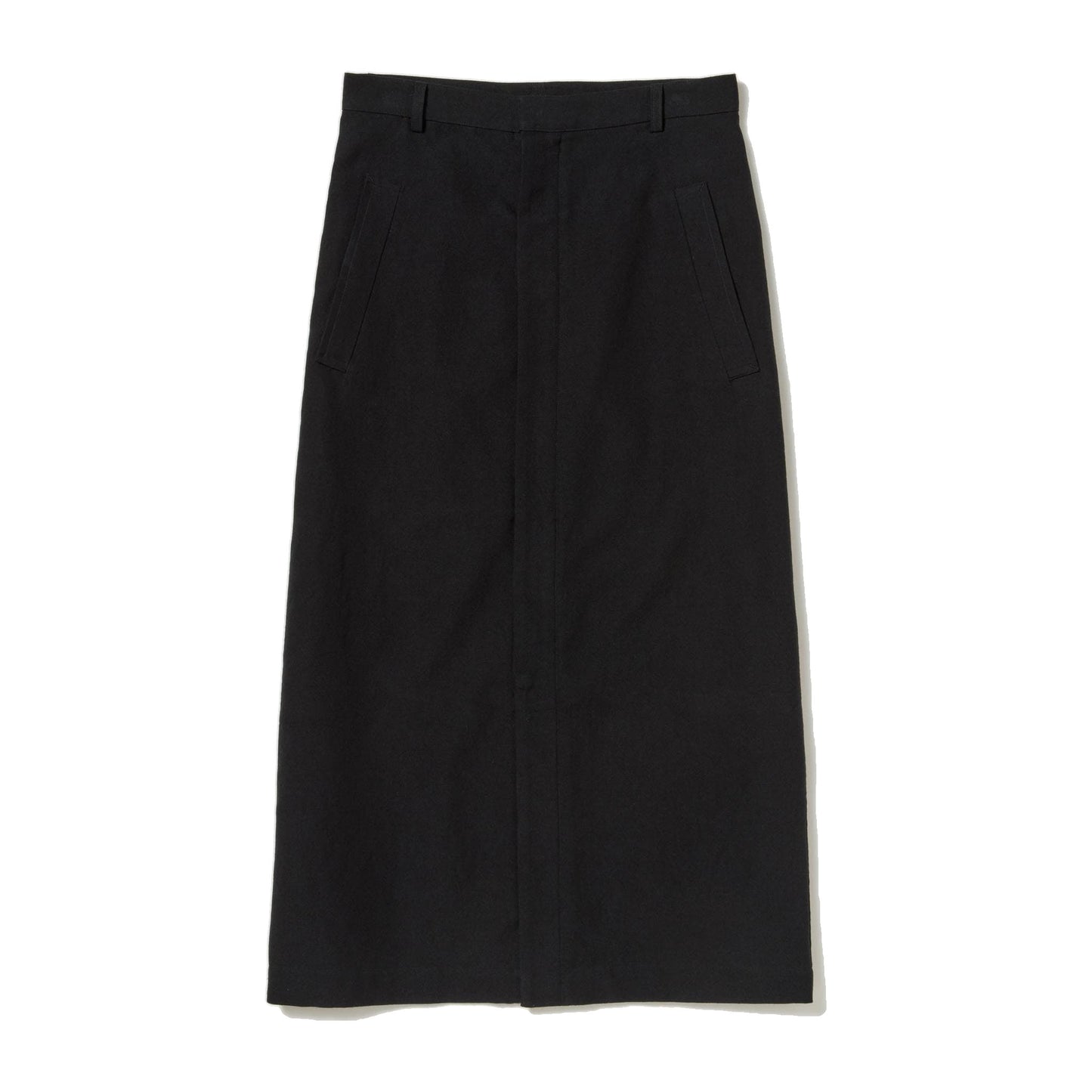 AURALEE/WOOL COTTON LINEN OX SKIRT