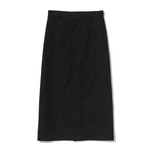 AURALEE/WOOL COTTON LINEN OX SKIRT