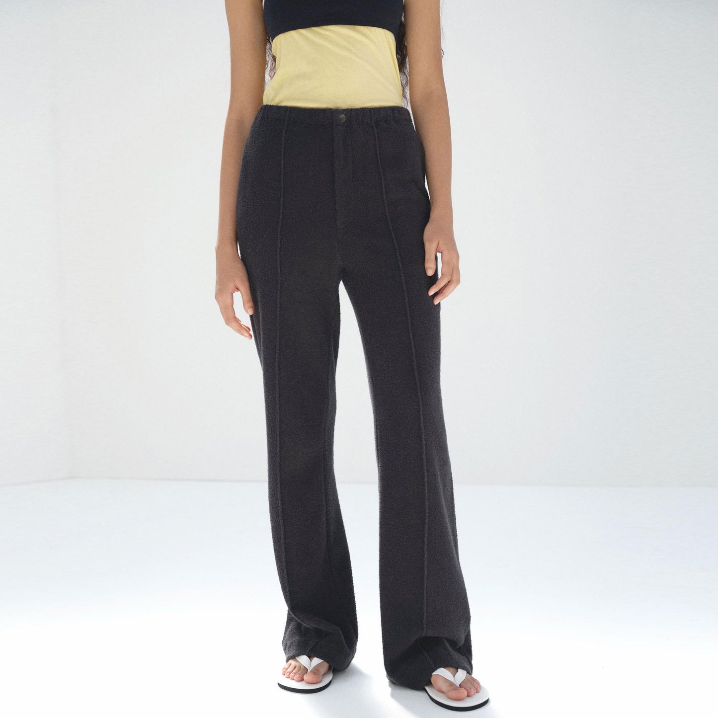 AURALEE/COTTON NYLON PILE PANTS