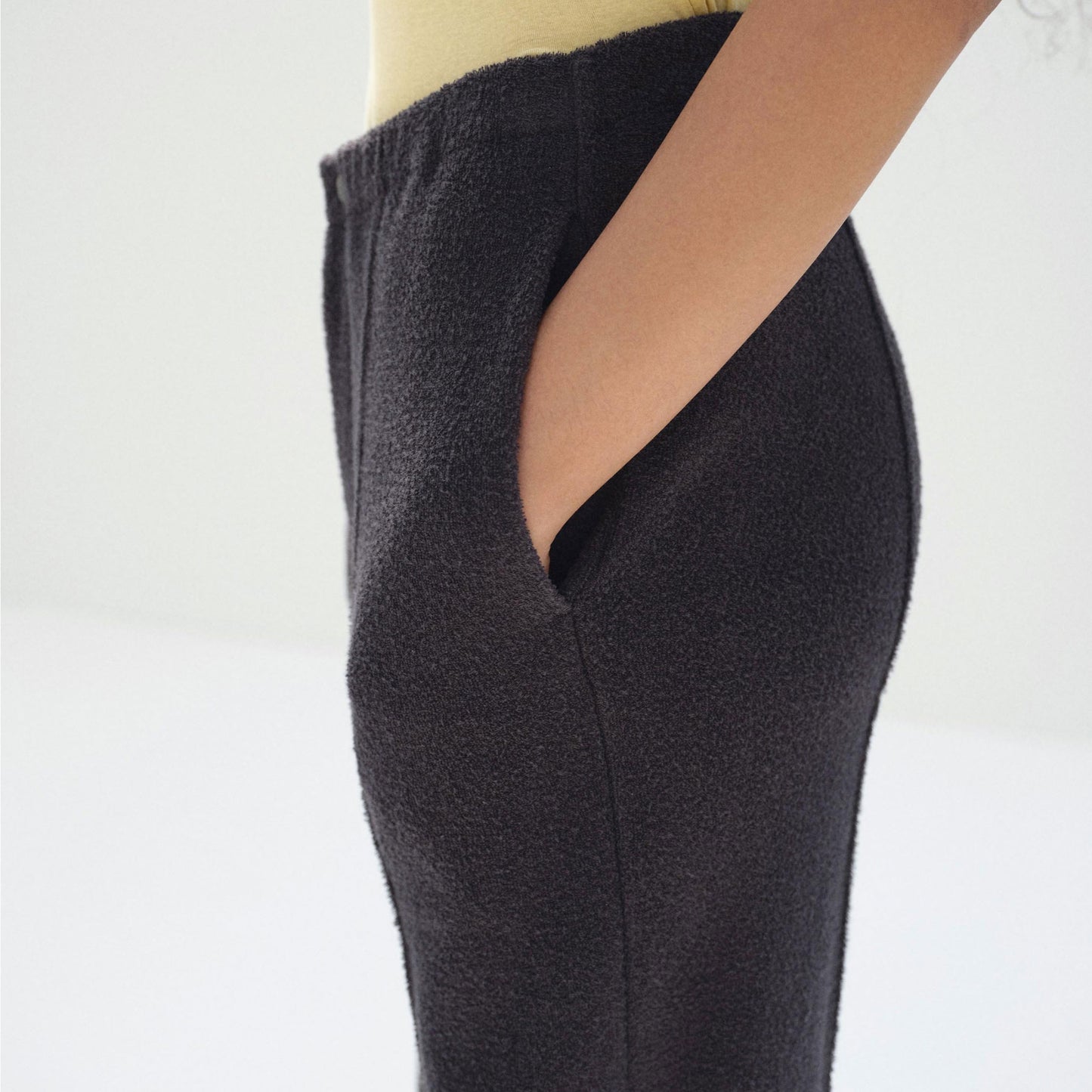 AURALEE/COTTON NYLON PILE PANTS