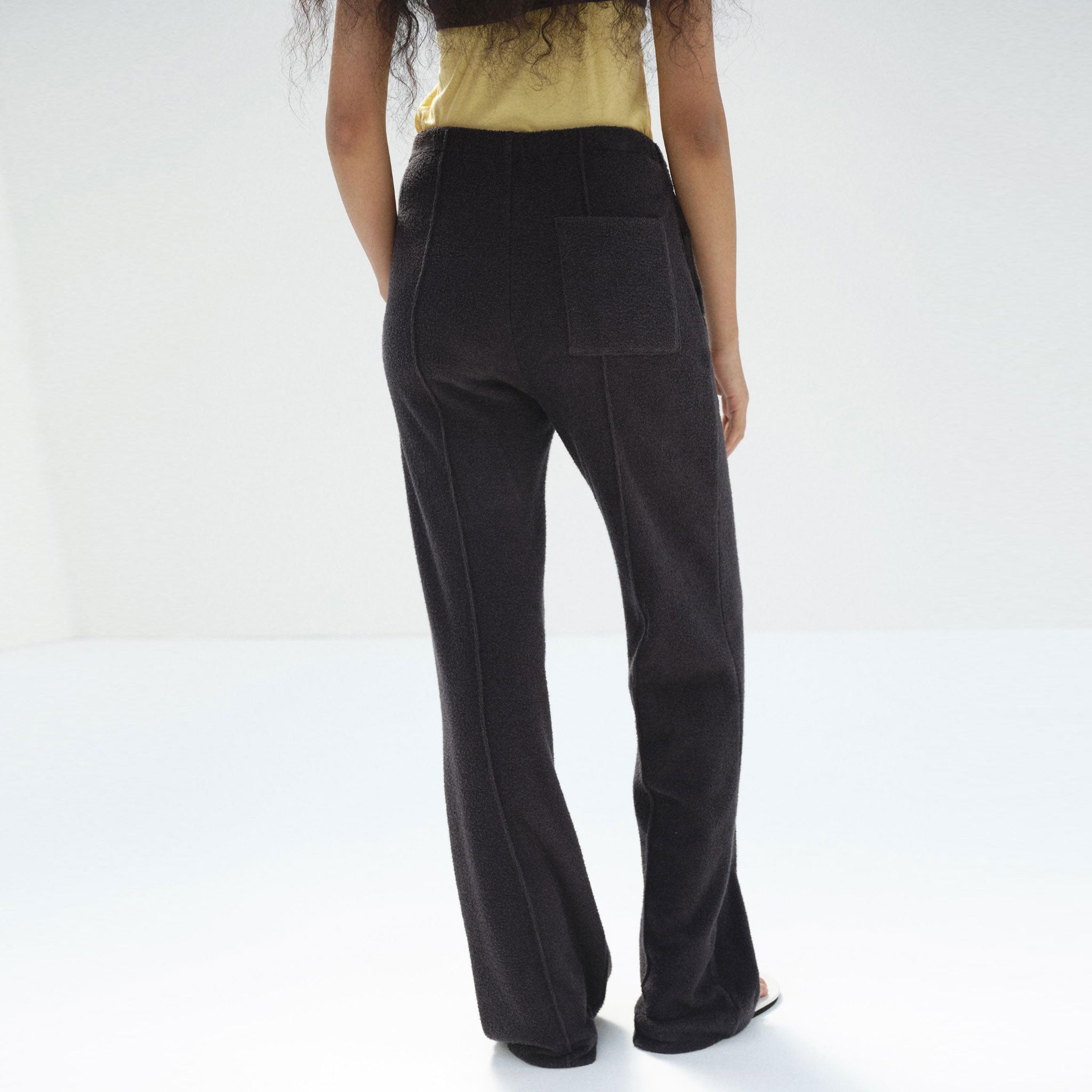 AURALEE/COTTON NYLON PILE PANTS – THREE DOTS TURQUOISE