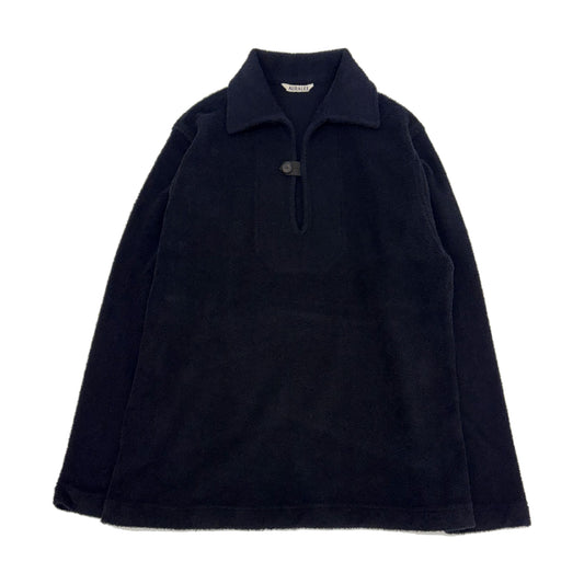 AURALEE/COTTON NYLON PILE P/O SHIRT