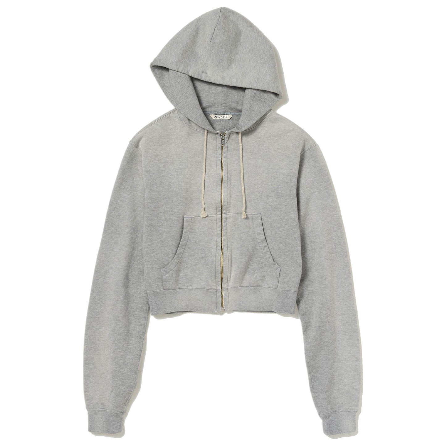 AURALEE/PRODUCT DYED POMA LIGHT SWEAT ZIP PARKA