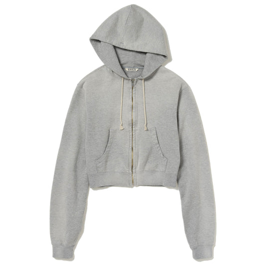 AURALEE/PRODUCT DYED POMA LIGHT SWEAT ZIP PARKA