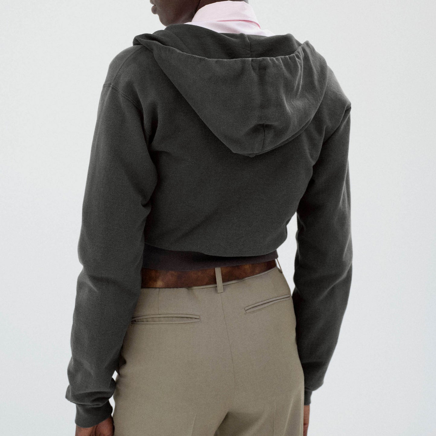 AURALEE/PRODUCT DYED POMA LIGHT SWEAT ZIP PARKA