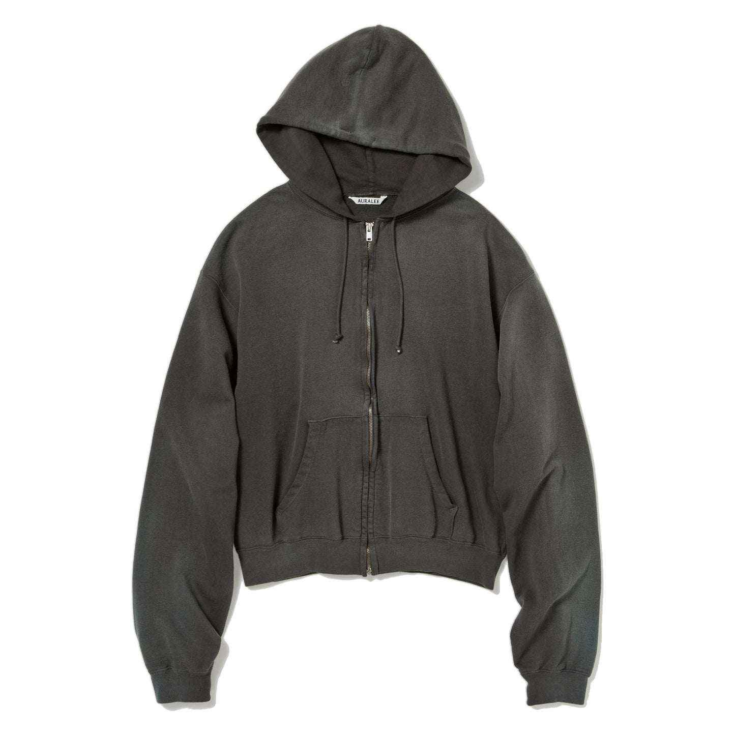 AURALEE/PRODUCT DYED POMA LIGHT SWEAT ZIP PARKA