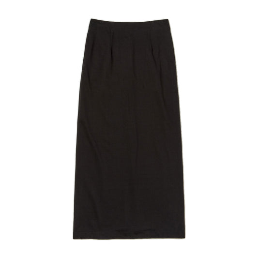AURALEE/COTTON SLUB RAYON PLAITING SKIRT