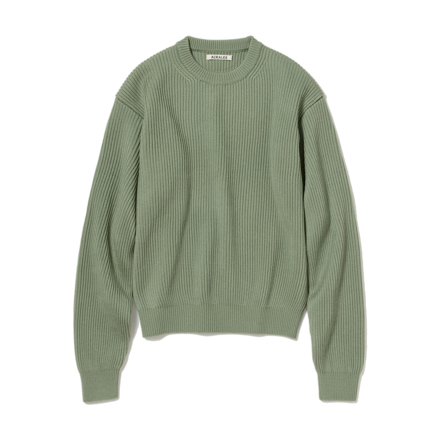 AURALEE/SUPER FINE WOOL SOFT RIB KNIT P/O