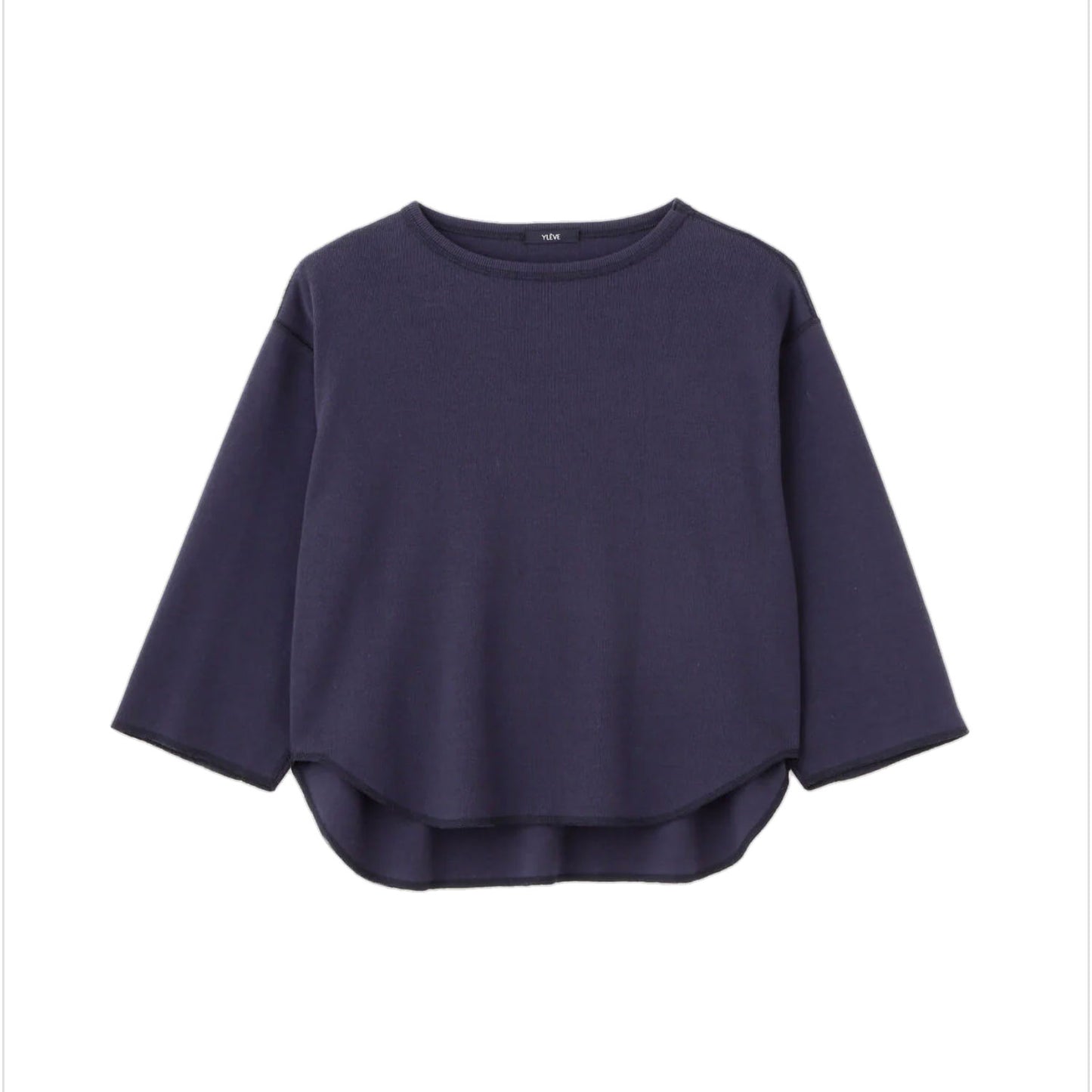 YLEVE/COTTON RIB PULLOVER
