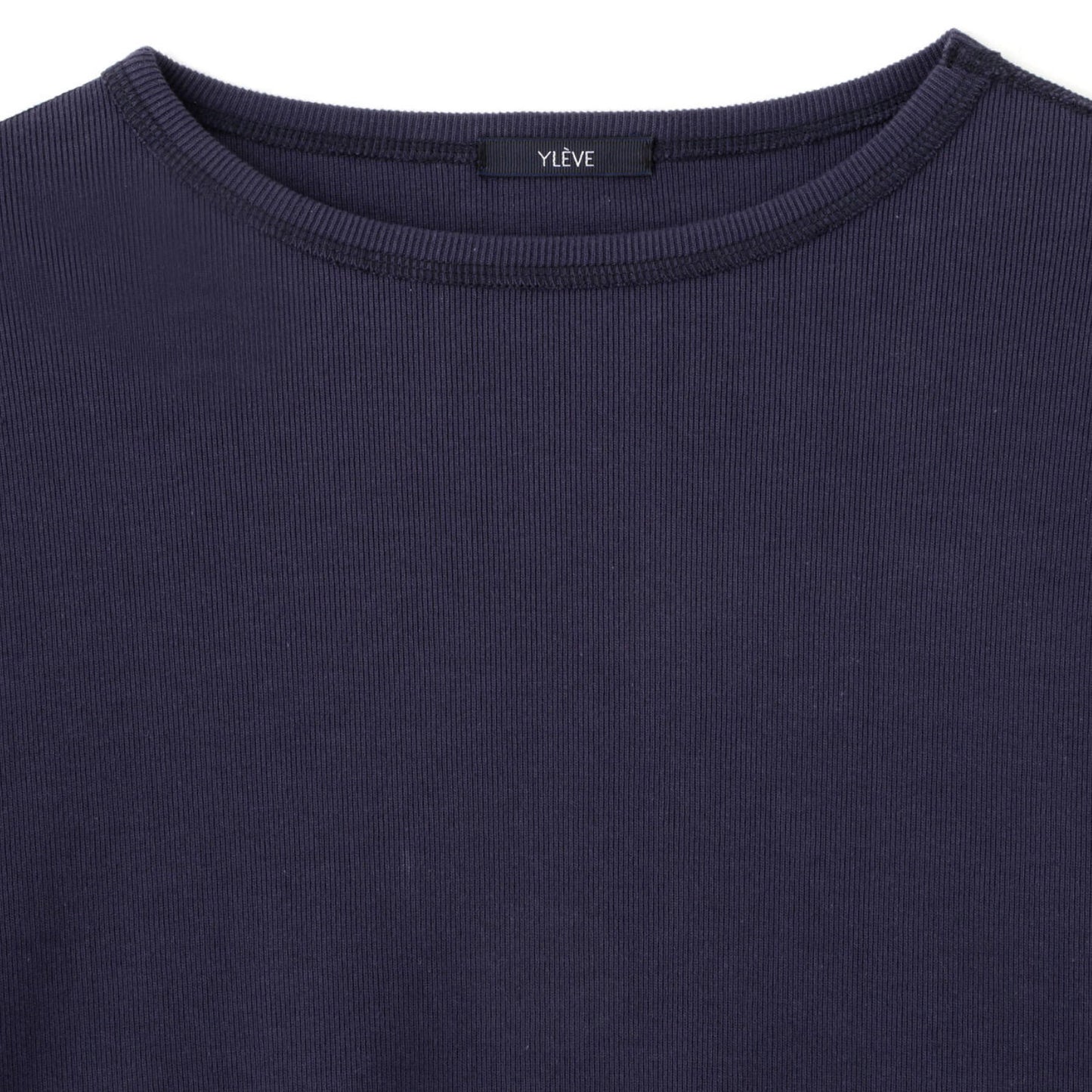 YLEVE/COTTON RIB PULLOVER