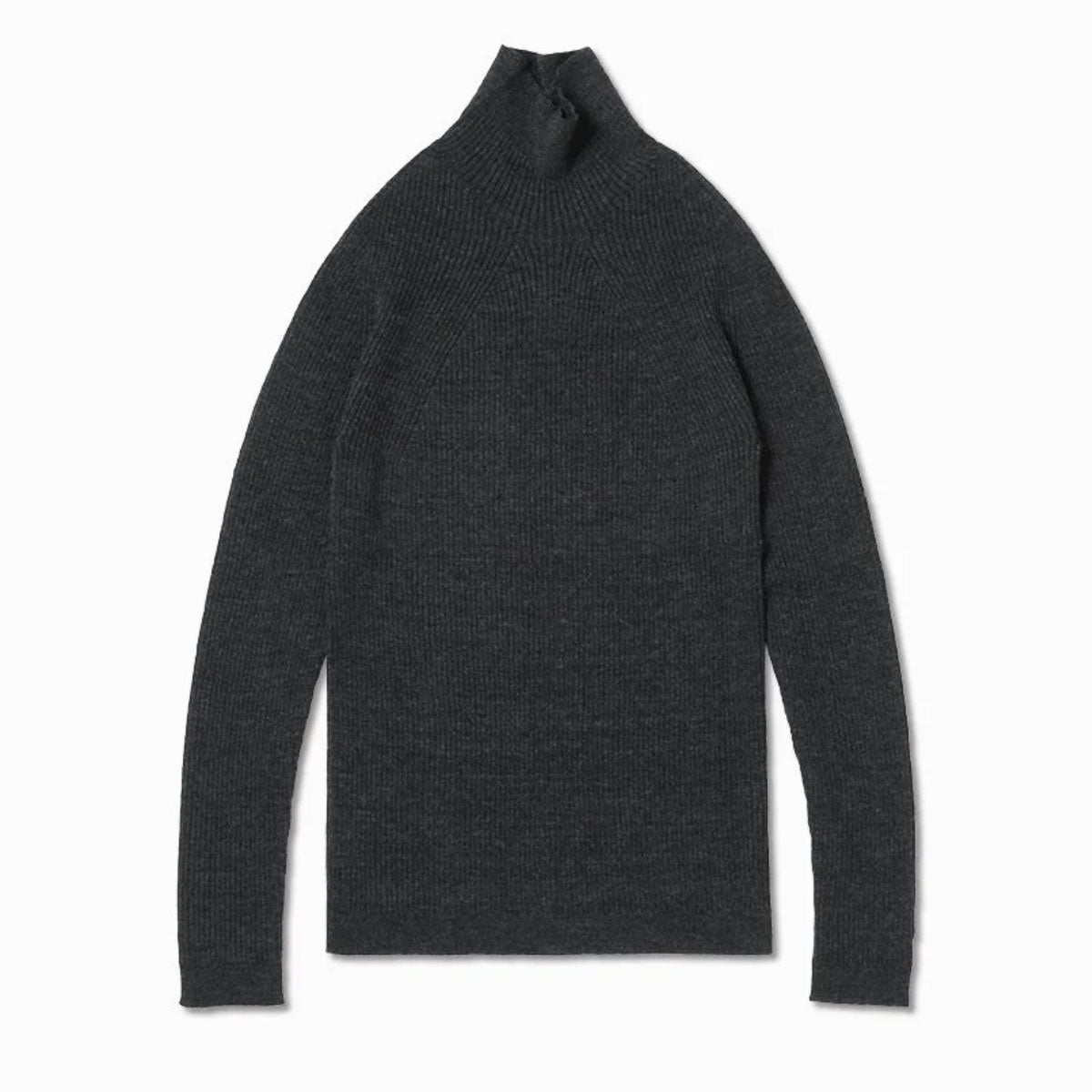 BATONER/AGING WOOL RIBNATURE TURTLE NECK