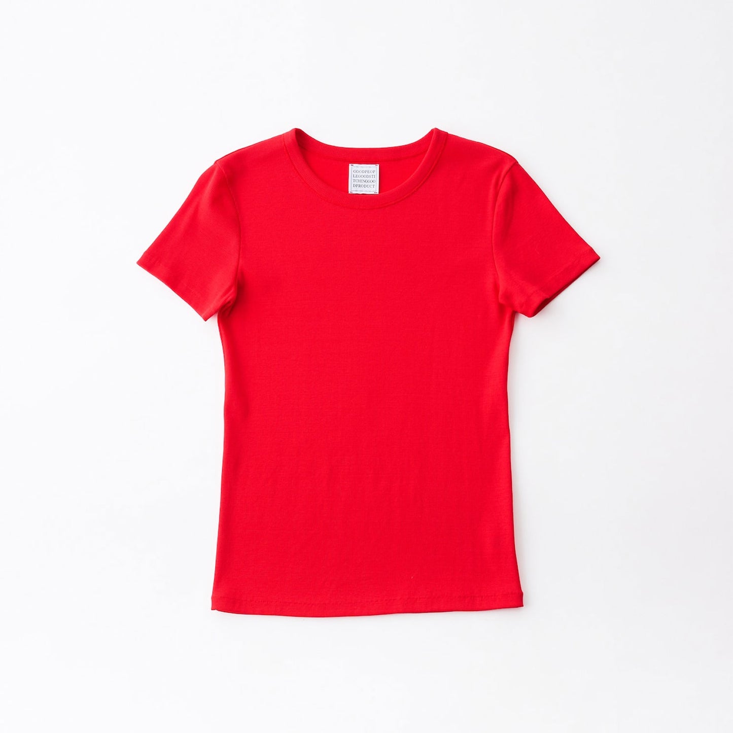 GOOD PEOPLE GOOD STITCHING GOOD PRODUCT｜FRESCA ZERO LIGHT RIB CREW NECK SHORT SLEEVE T