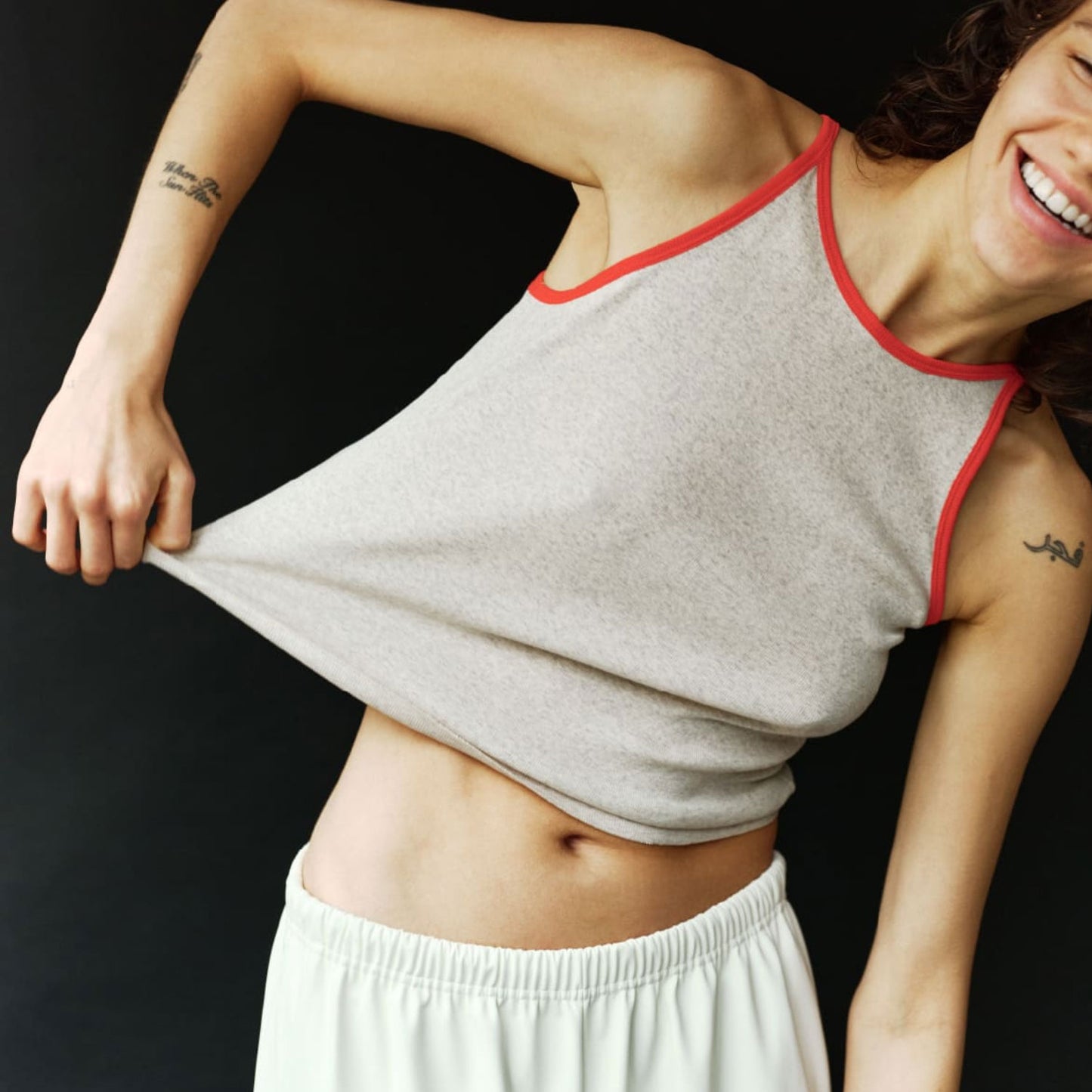 GOOD PEOPLE GOOD STITCHING GOOD PRODUCT｜FRESCA ZERO LIGHT RIB TANK TOP