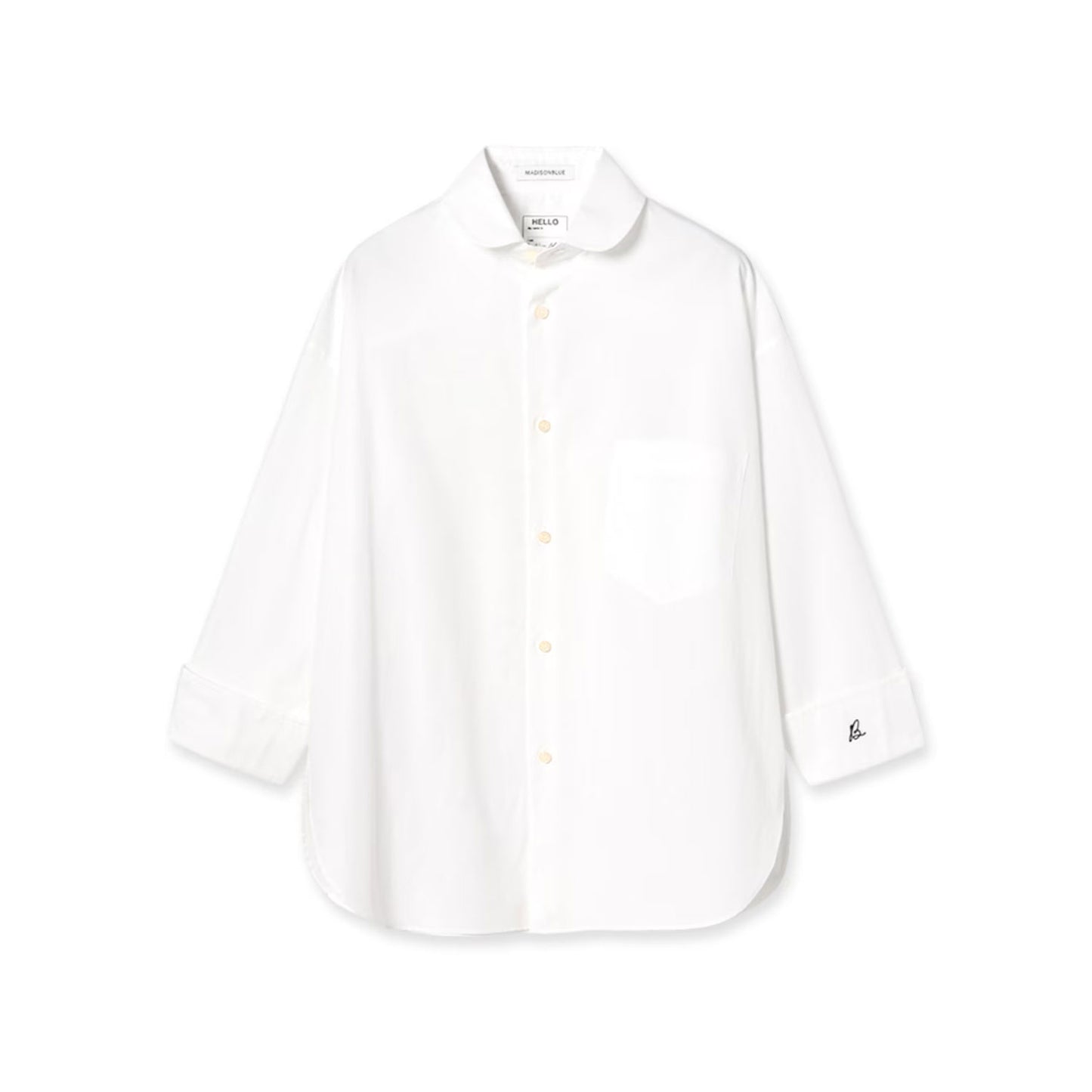 MADISONBLUE/J.BRADLEY NARROW ROUND COLLAR SH