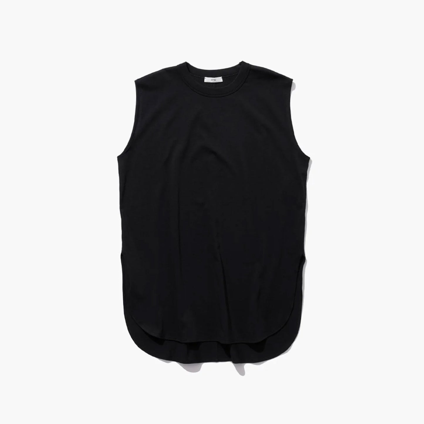 ATON|DRY COTTON JERSEY ROUND HEM TANK TOP