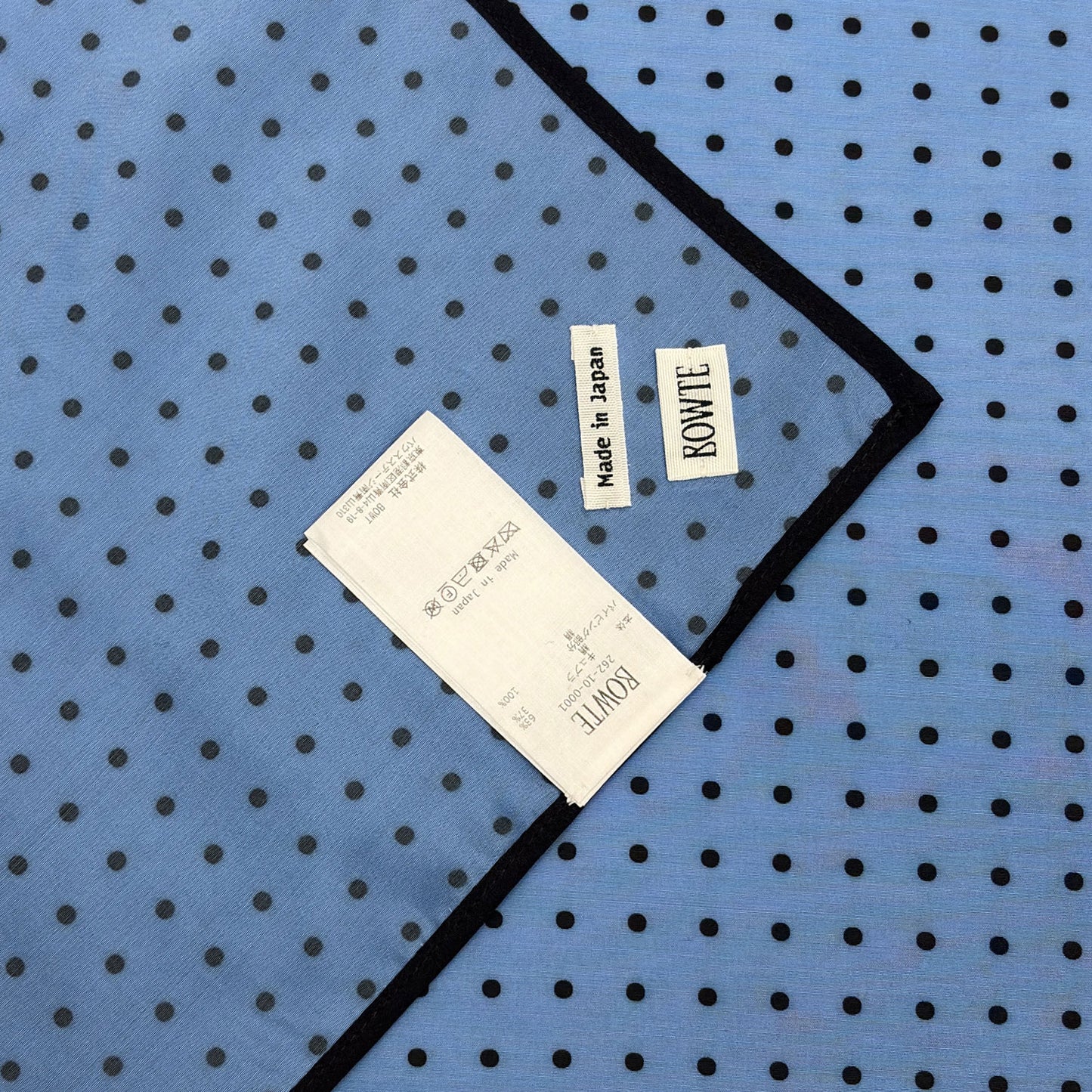 BOWTE/SILK CUPRA POLKA DOT SCARF