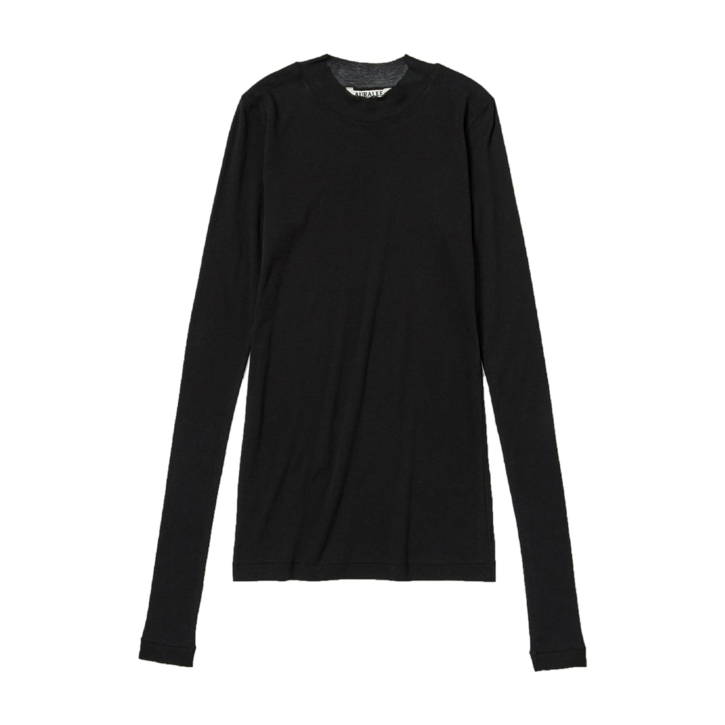 AURALEE/SUPER HIGH GAUGE SHEER RIB L/S TEE