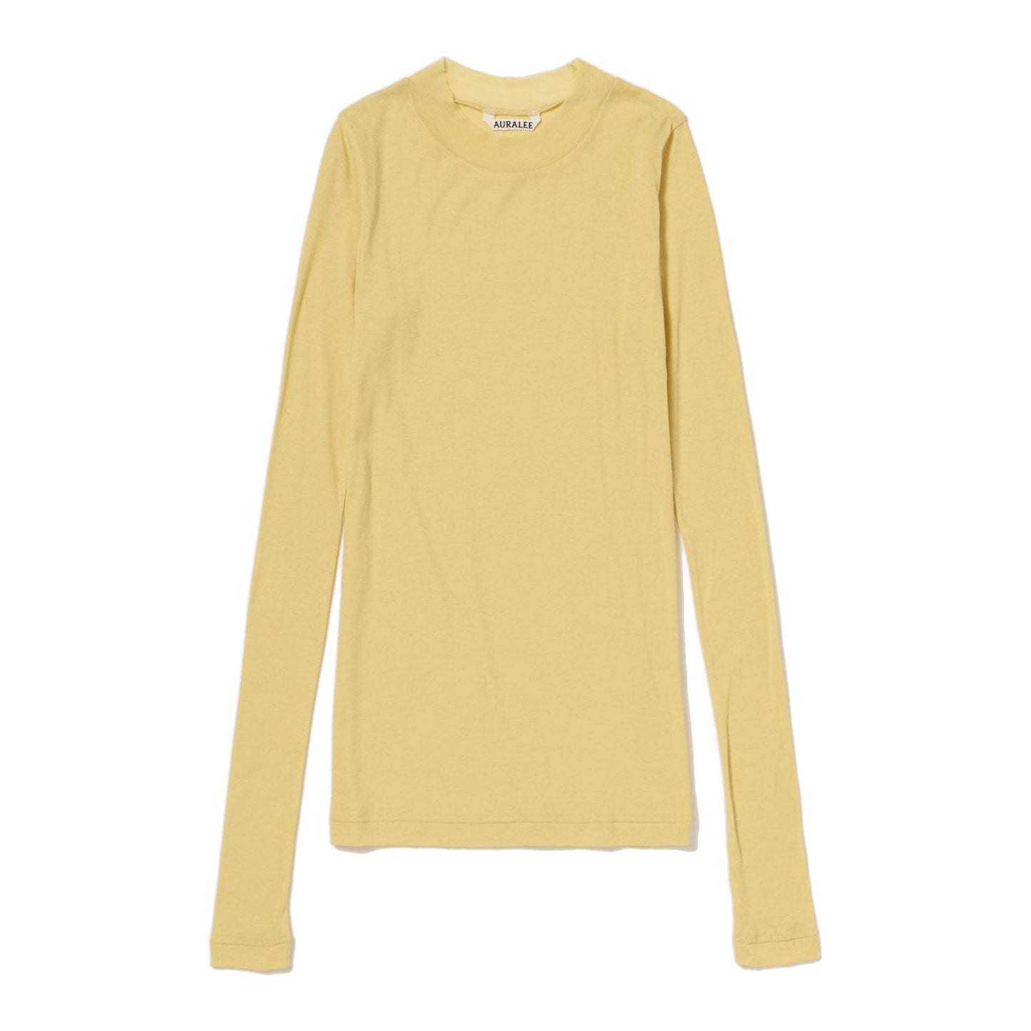 AURALEE/SUPER HIGH GAUGE SHEER RIB L/S TEE
