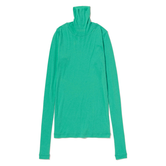 AURALEE/SUPER HIGH GAUGE SHEER RIB TURTLE NECK L/S TEE