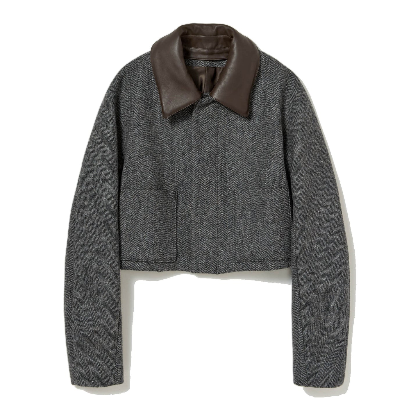 AURALEE/SHETLAND WOOL DOUBLE CLOTH BLOUSON