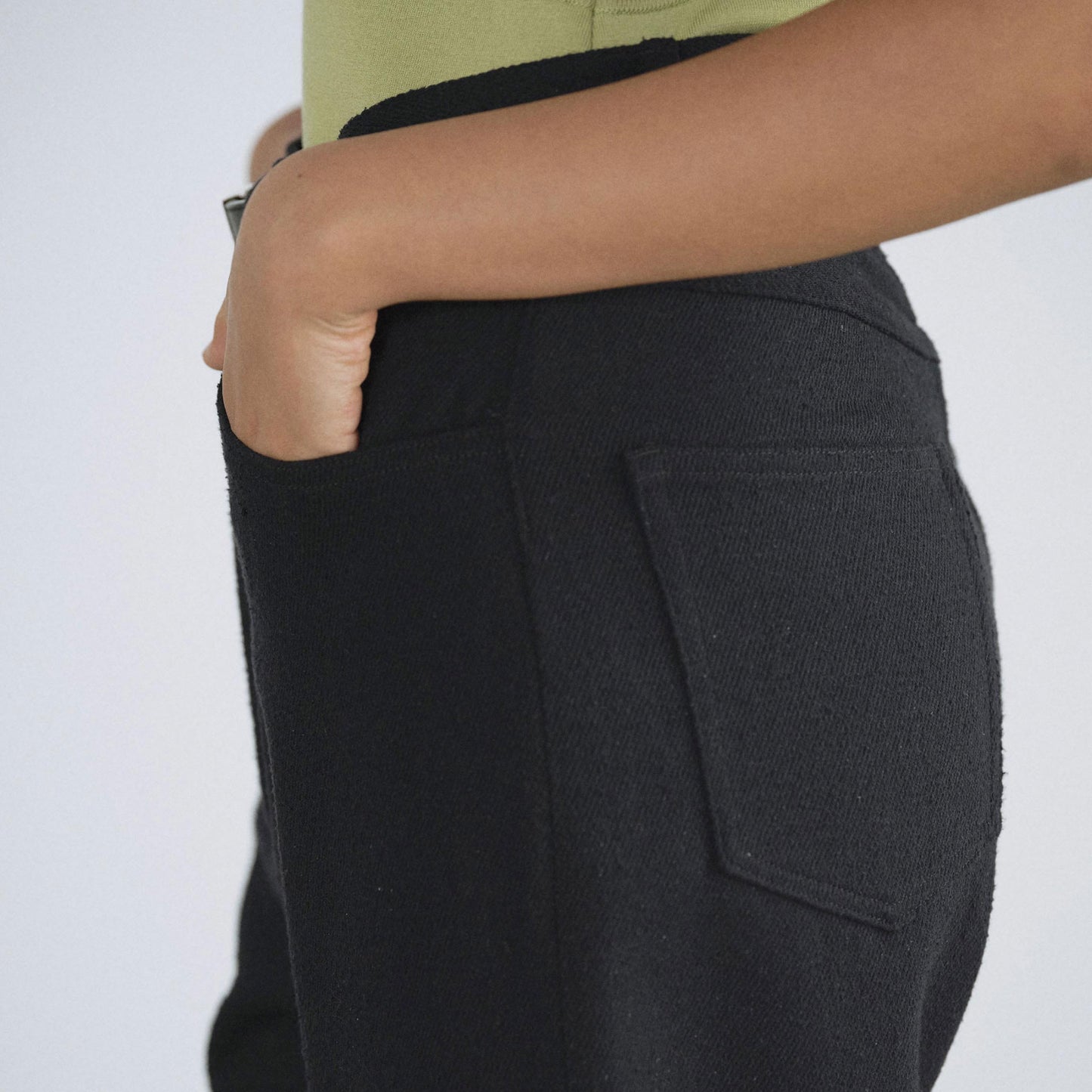 AURALEE/SILK NEP DENIM 5P WIDE SHORTS