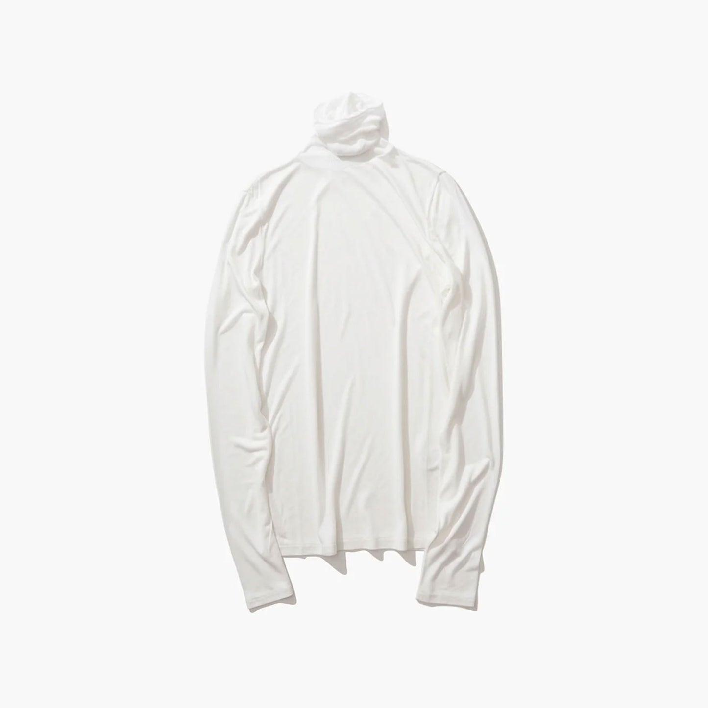 ATON/MODAL SILK JERSEY TURTLENECK