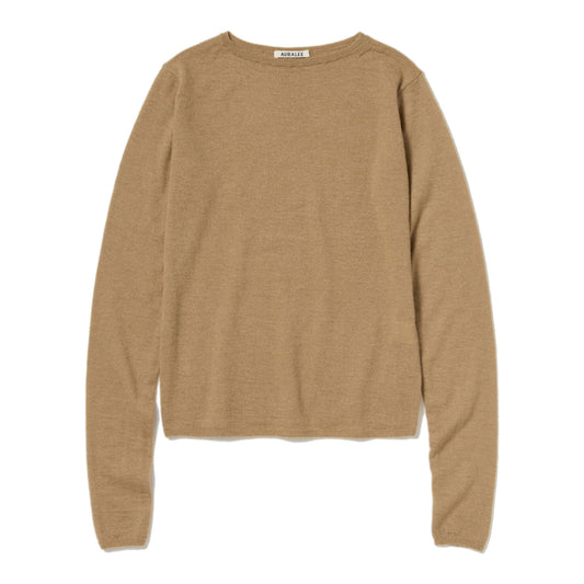 AURALEE/HIGH GAUGE SOFT CASHMERE KNIT P/O