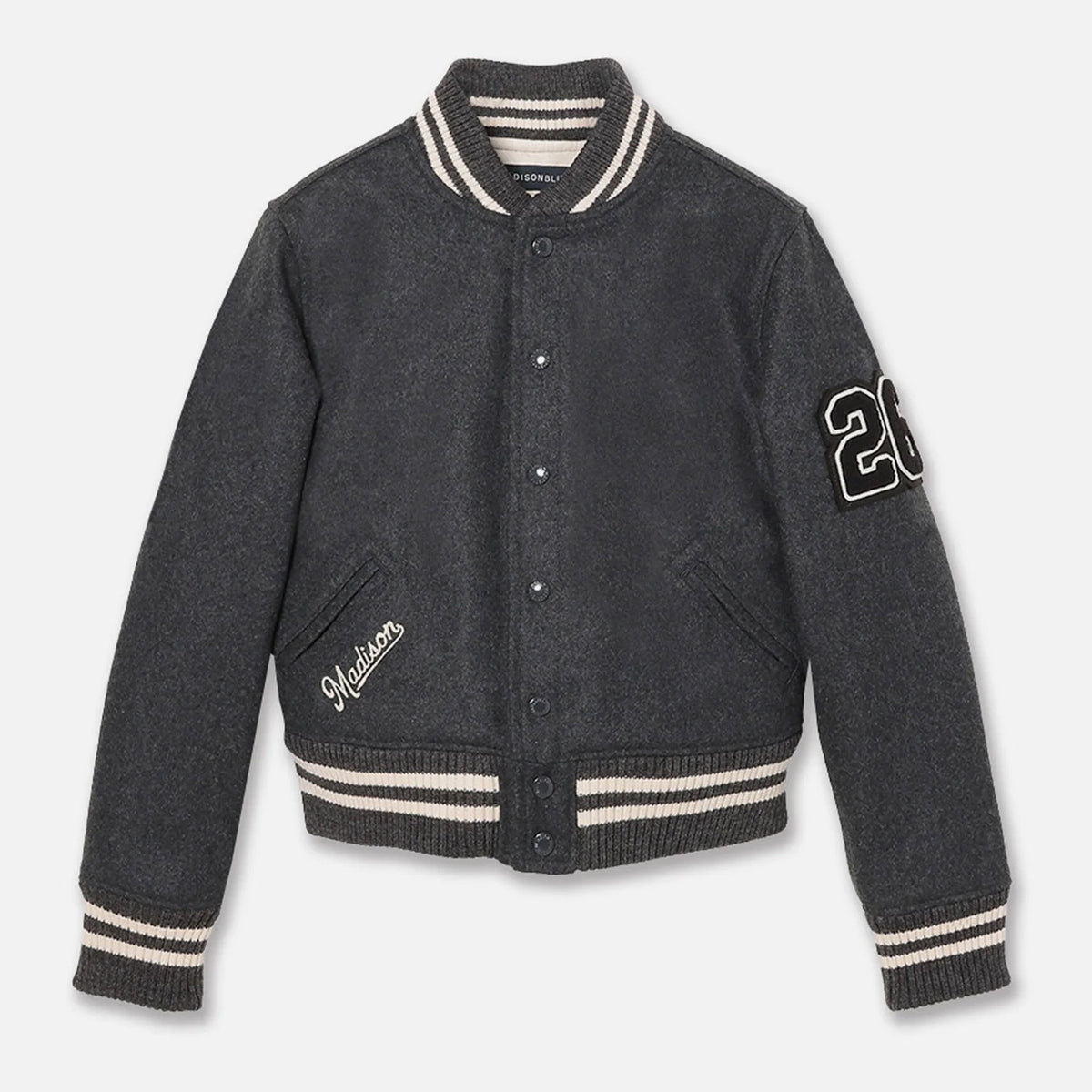 MADISONBLUE/COMPACT STADIUM BOMBER JK