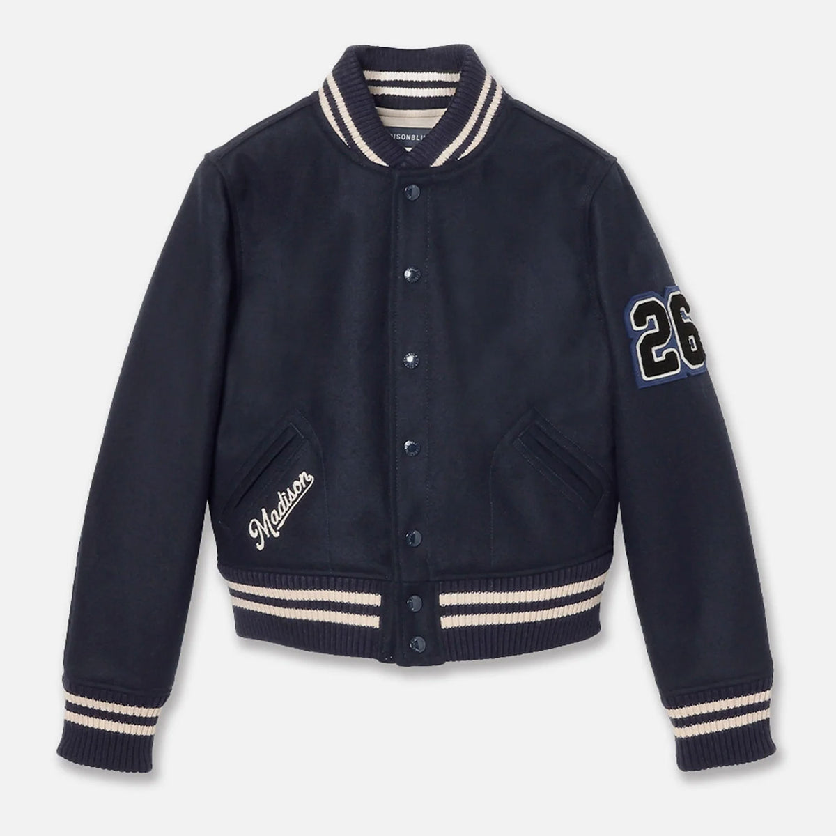 MADISONBLUE/COMPACT STADIUM BOMBER JK