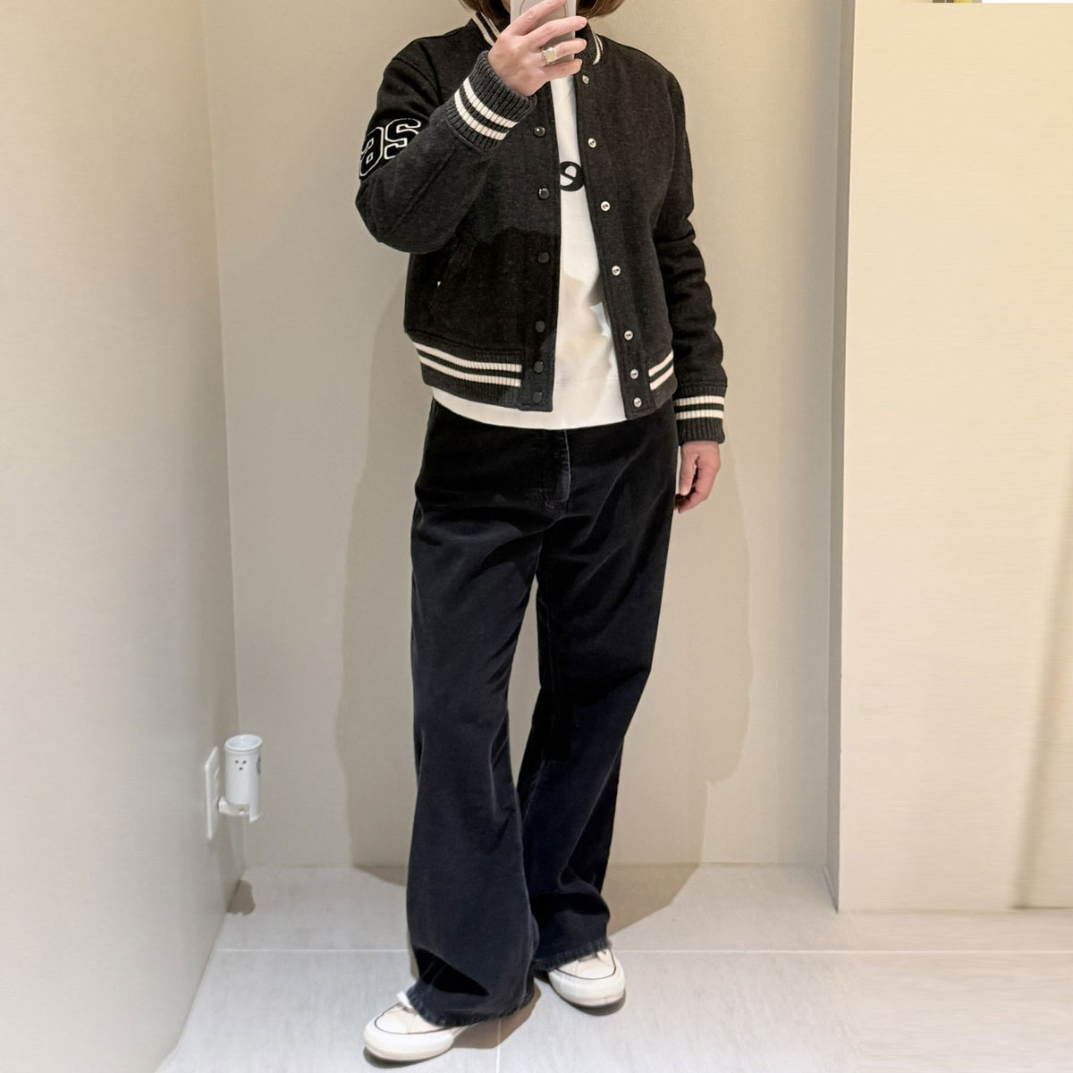 MADISONBLUE/COMPACT STADIUM BOMBER JK