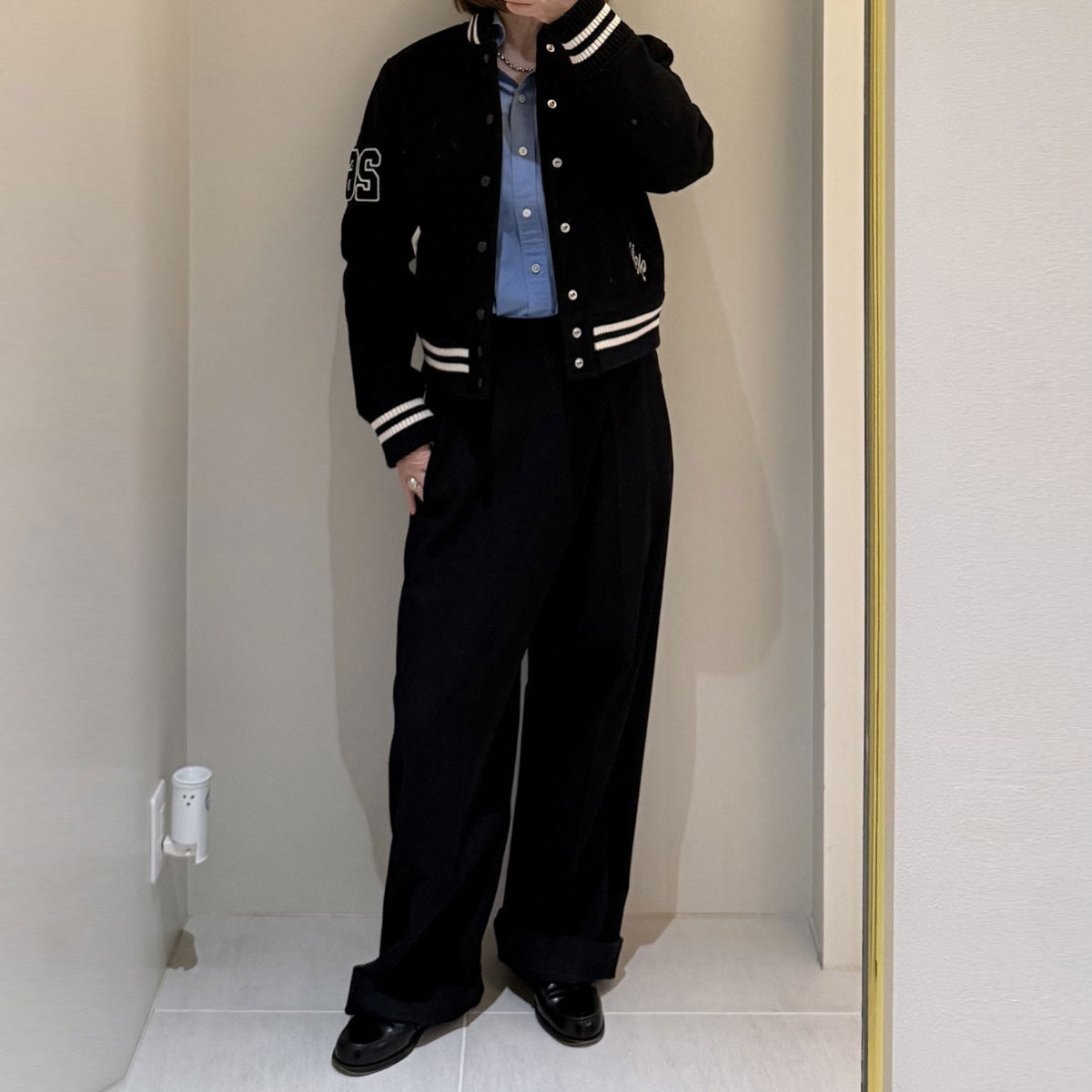 MADISONBLUE/COMPACT STADIUM BOMBER JK