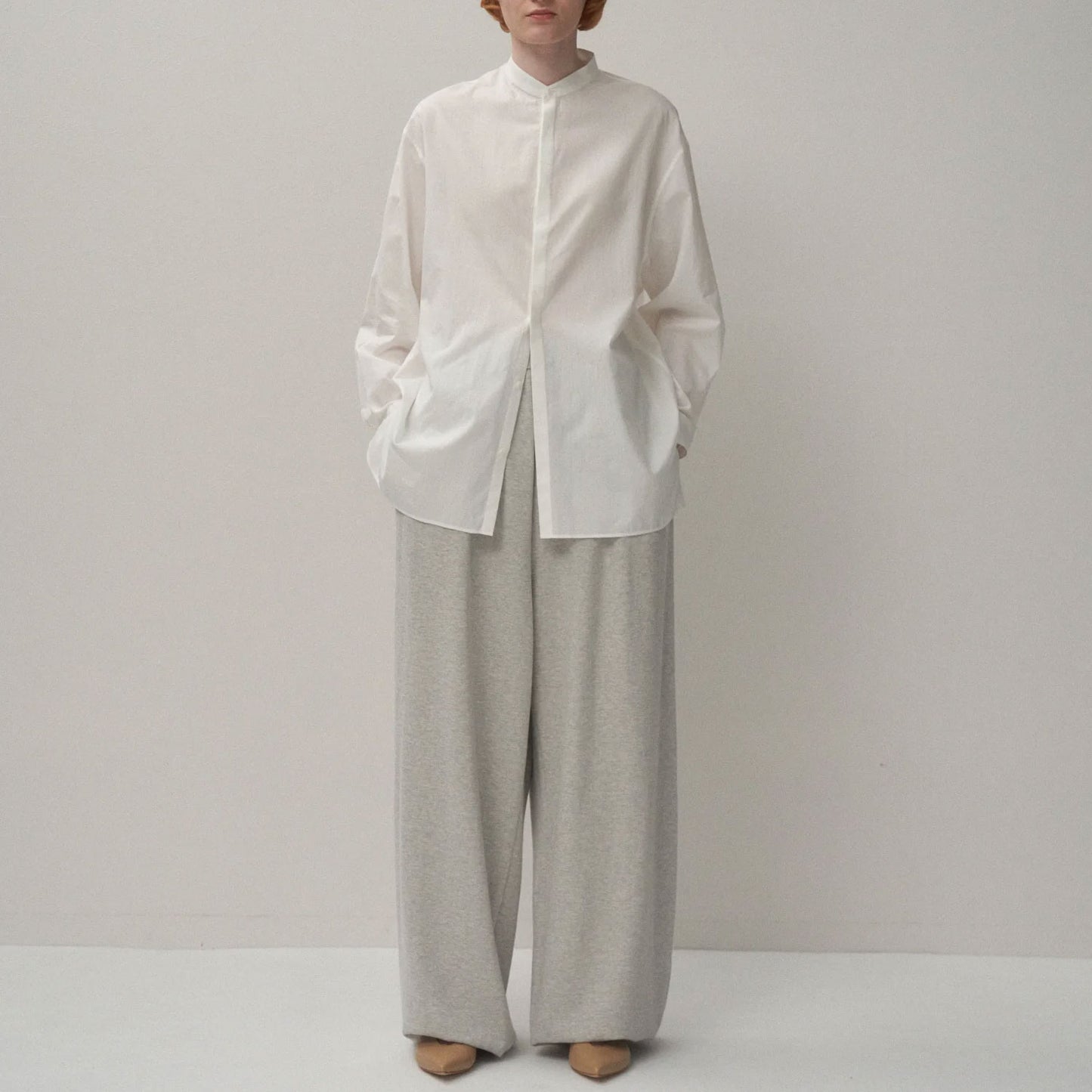 ATON|FRESCA URAKE WIDE EASY PANTS