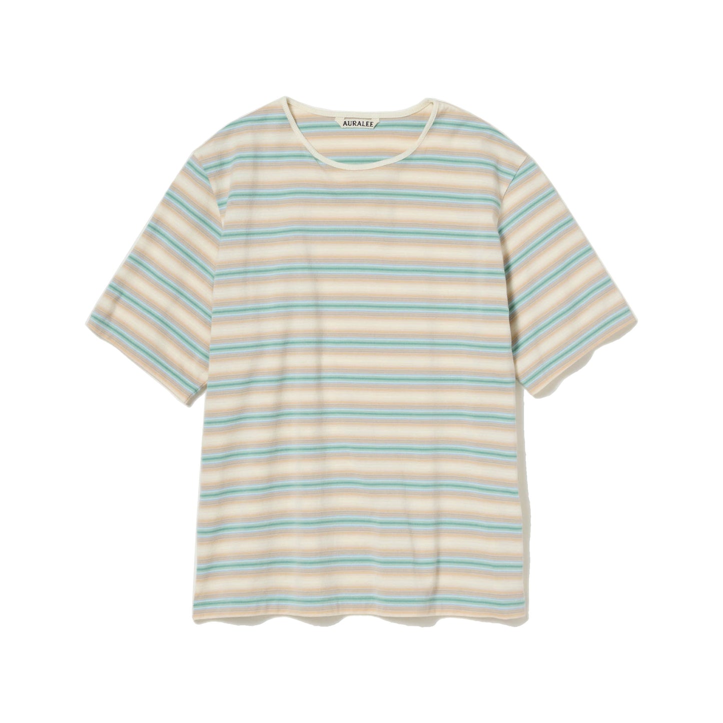 AURALEE/GRADIENT STRIPE JERSEY TEE