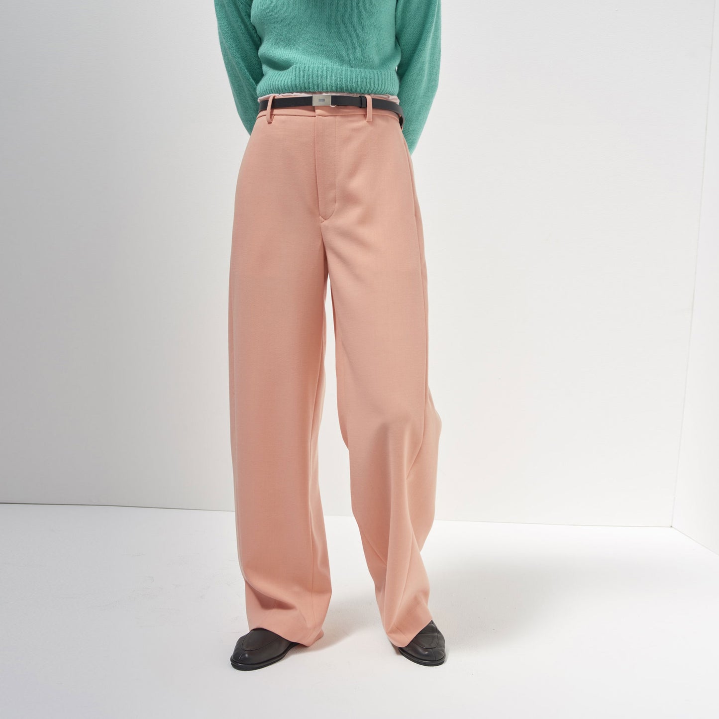 AURALEE/TENSE WOOL DOUBLE CLOTH SLACKS