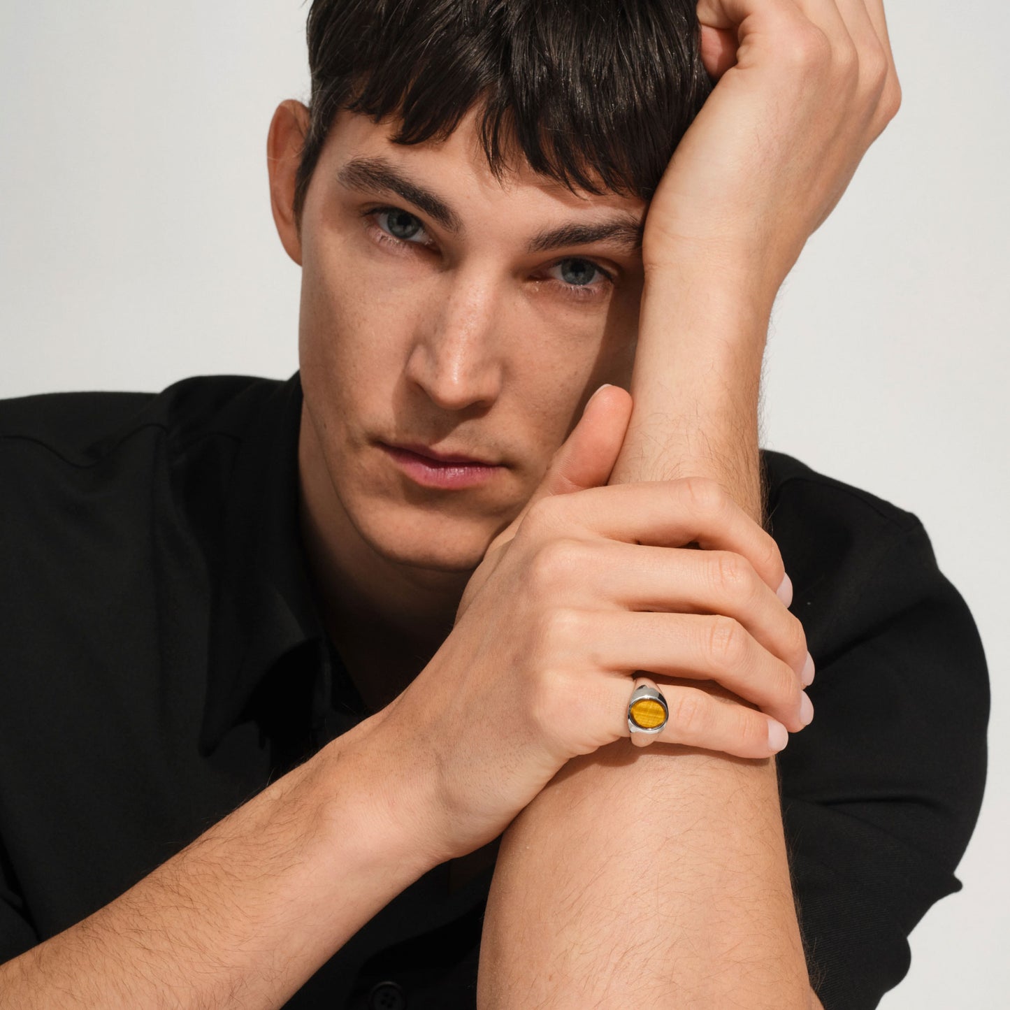 TOMWOOD/Kim Ring Tiger Eye